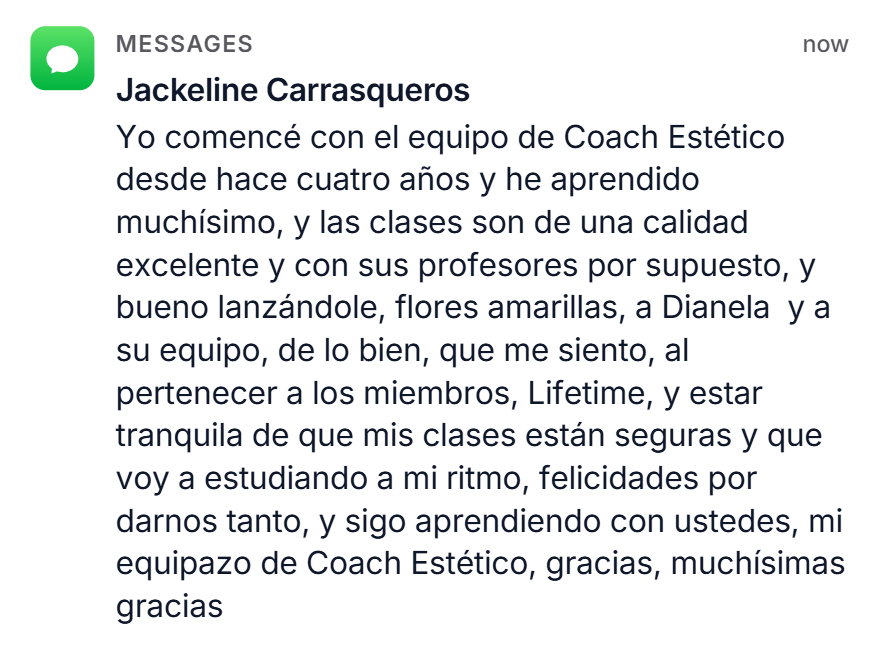 Testimonio original de Jackeline Carrasqueros