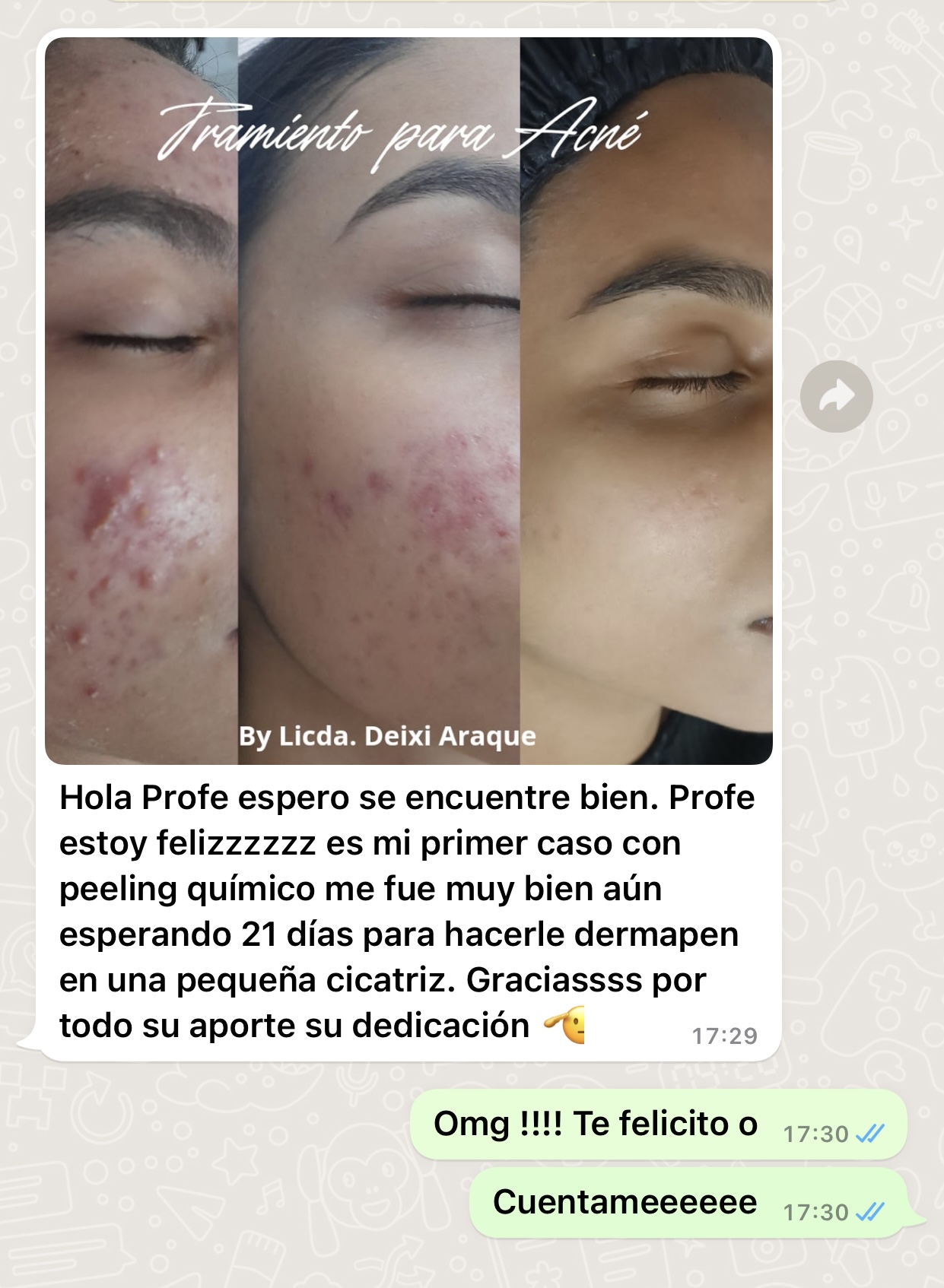 Testimonio original de Dexi Araque