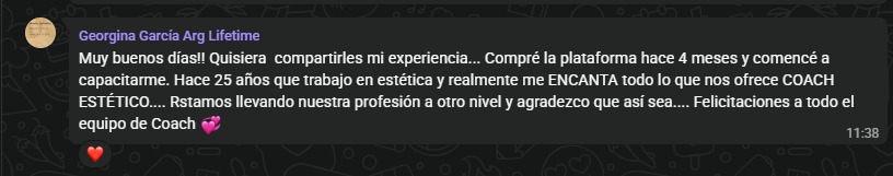Testimonio real de alumna 3