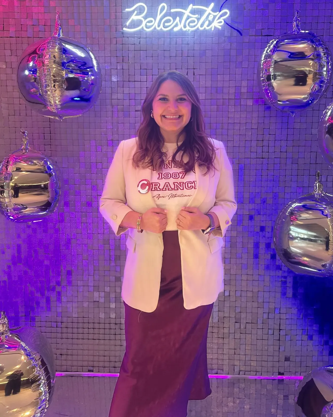 Dianela Draganov en un evento en Salta