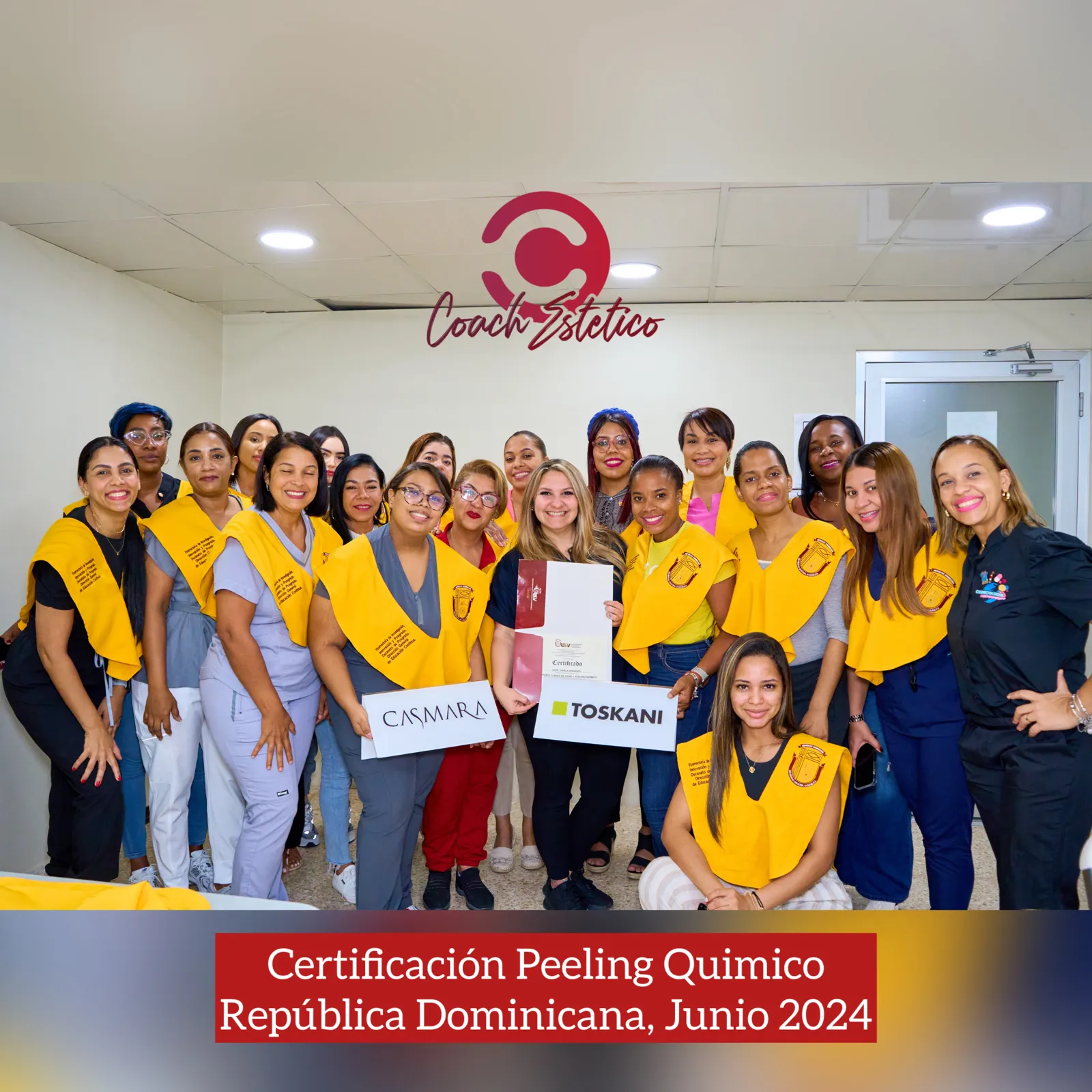 Alumnas certificadas en Peeling Químico