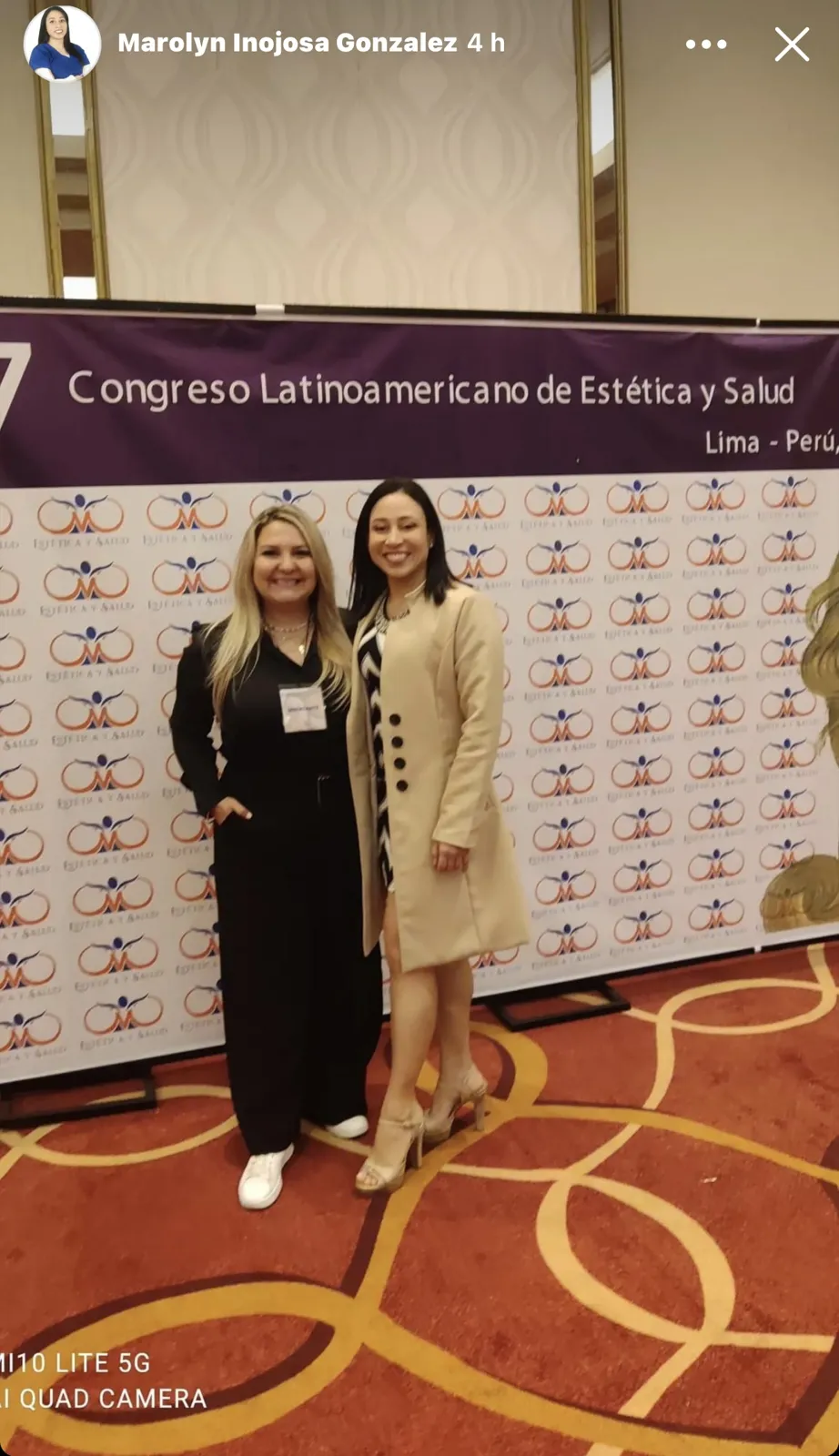 Dianela Draganov en el Congreso Latinoamericano de Estética y Salud